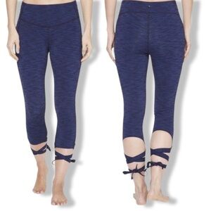 Manduka Blue Ballet Yoga Flux Leggings